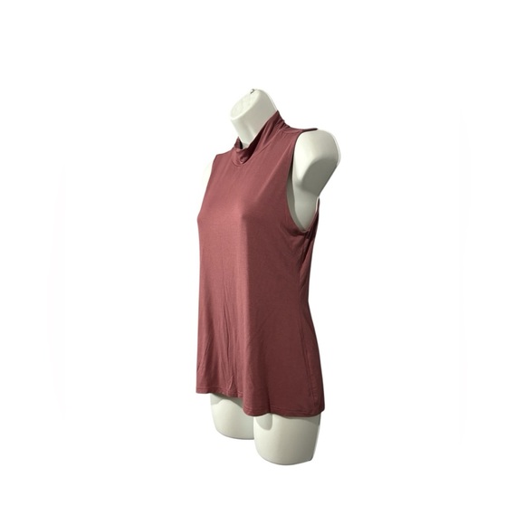Colori, Sleeveless Top Mock Neck, Medium, Old Rose - Picture 4 of 9